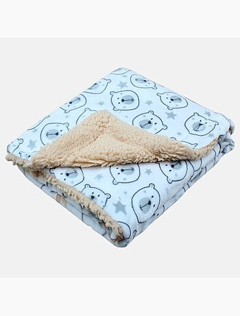 Tom Kids - Plaid morbido con motivi di orsetti