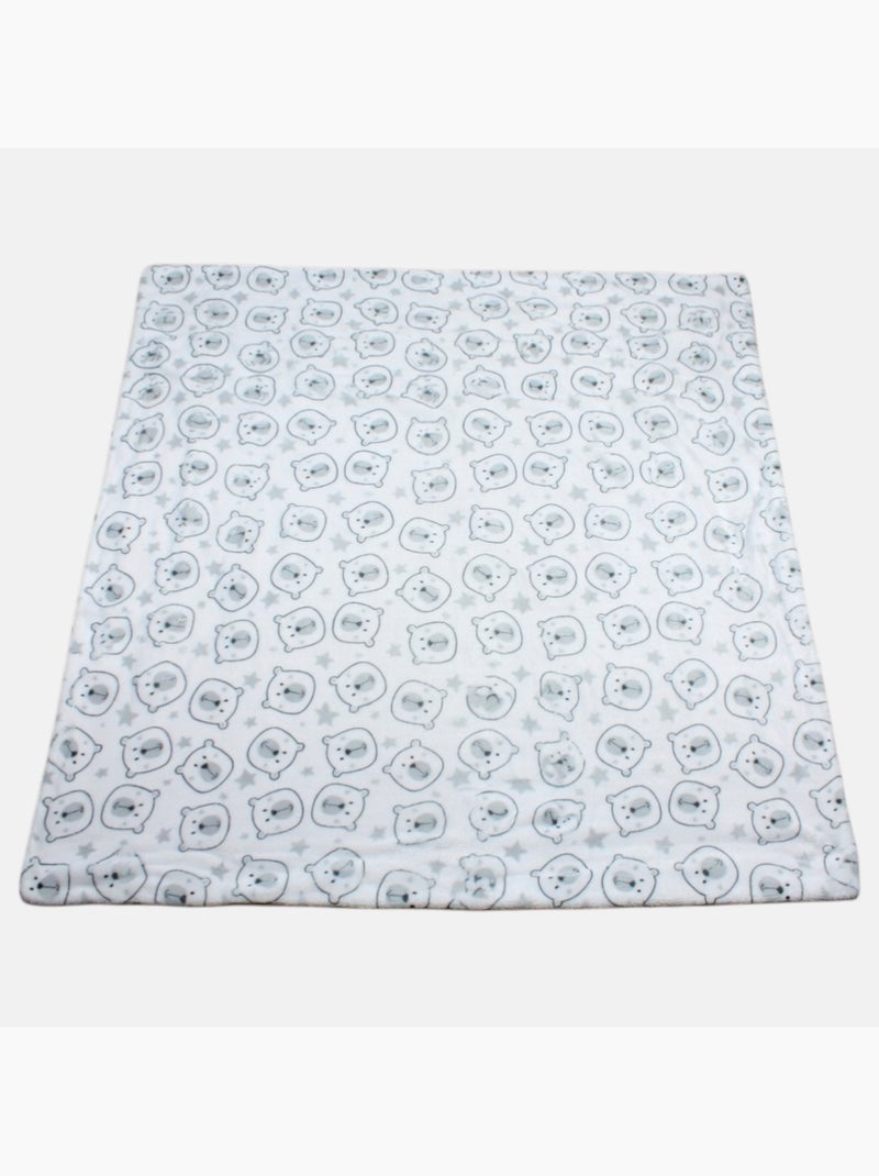 Tom Kids - Plaid morbido con motivi di orsetti Bianco - Kiabi