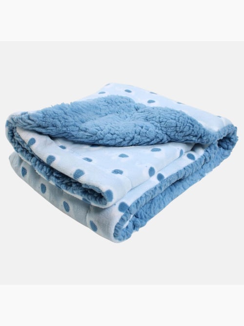 Tom Kids - Plaid morbido con motivi di piccoli elefanti - Kiabi