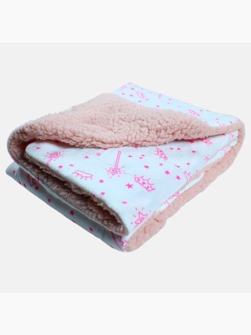 Tom Kids - Plaid morbido con motivi stelle e corone - Kiabi