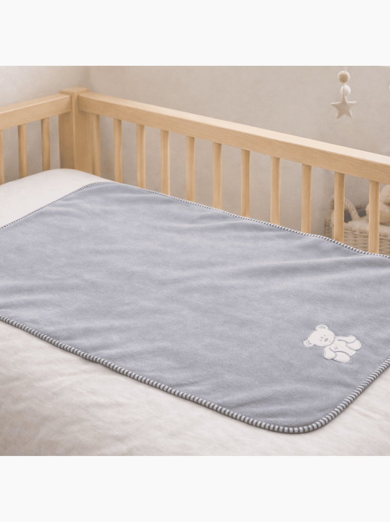 Tom Kids - Plaid morbido con motivo orsetto Grigio - Kiabi