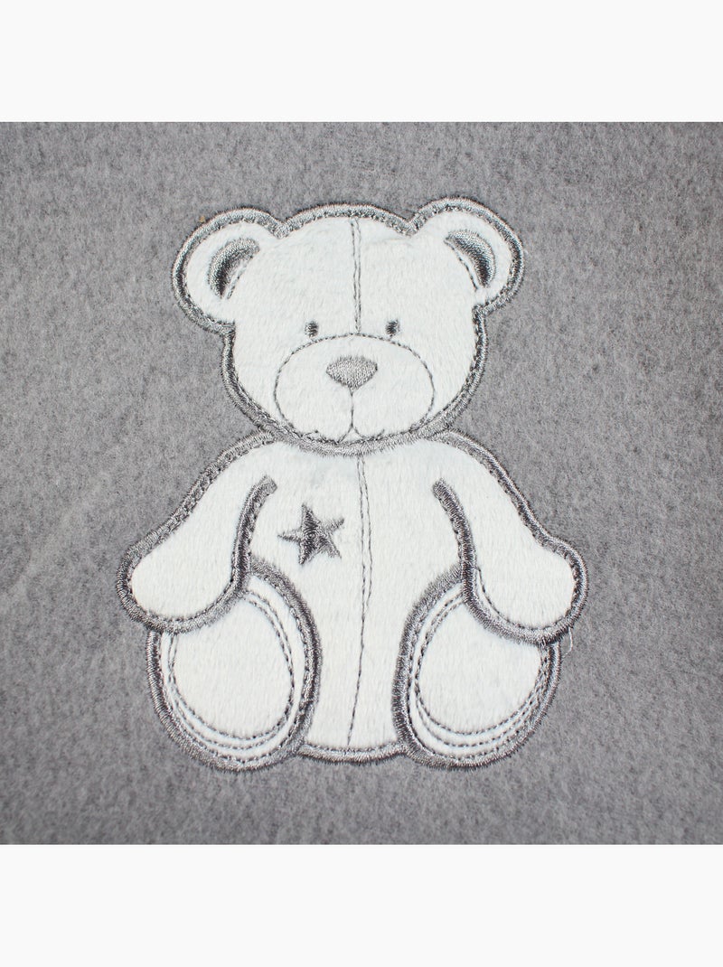 Tom Kids - Plaid morbido con motivo orsetto Grigio - Kiabi