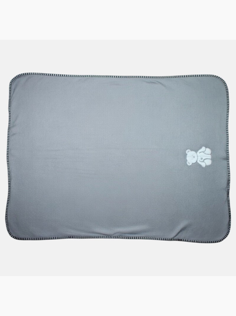 Tom Kids - Plaid morbido con motivo orsetto Grigio - Kiabi