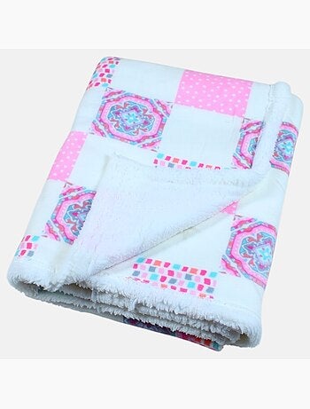 Tom Kids - Plaid morbido e confortevole con motivi rosa