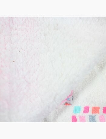 Tom Kids - Plaid morbido e confortevole con motivi rosa