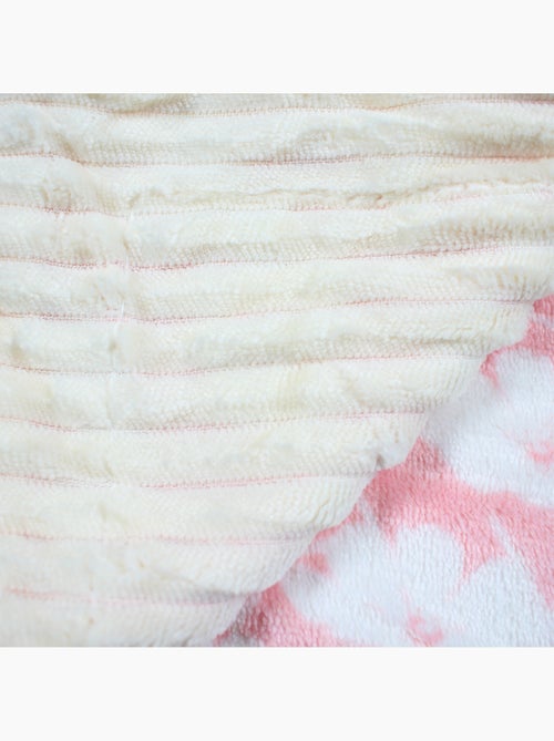 Tom Kids - Plaid morbido per bambina con motivi floreali - Kiabi