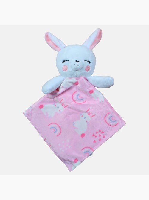 Tom Kids - Plaid morbido per bambina con peluche coniglietto - Kiabi