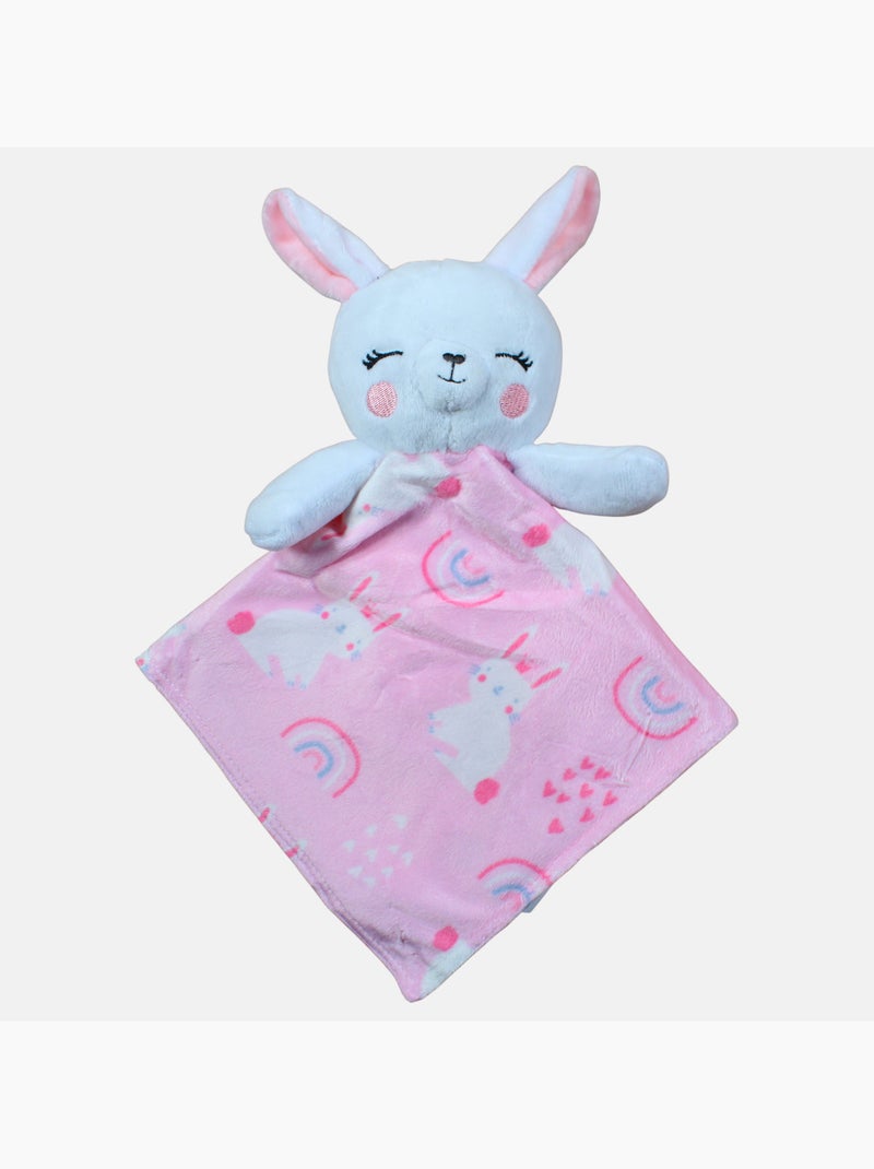 Tom Kids - Plaid morbido per bambina con peluche coniglietto Rosa - Kiabi