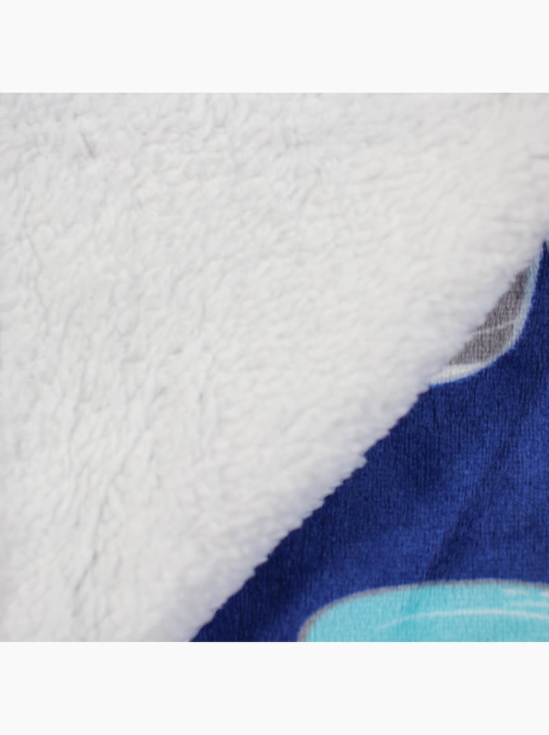 Tom Kids - Plaid morbido per bambino con motivi balene Blu - Kiabi
