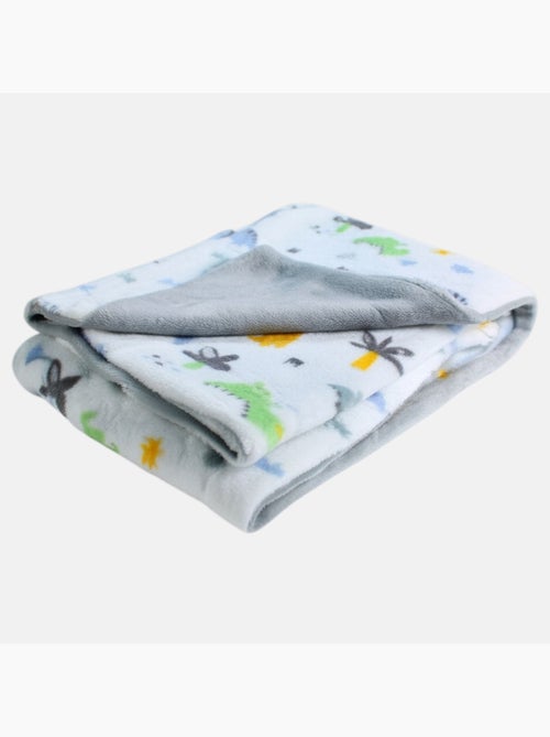 Tom Kids - Plaid morbido per bambino con motivi di dinosauri - Kiabi