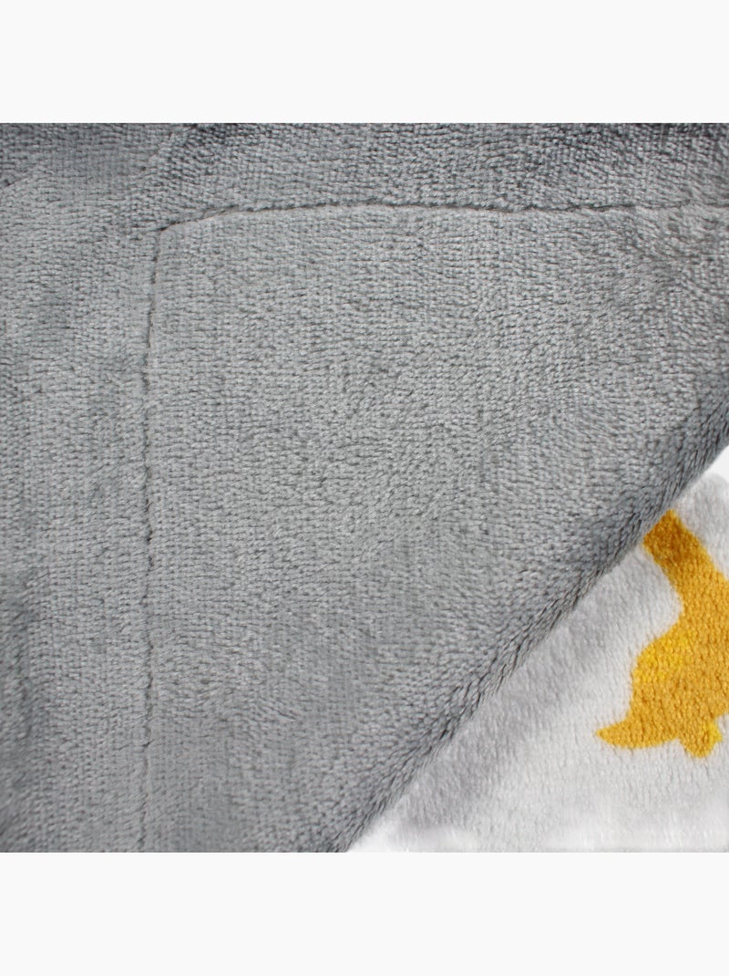 Tom Kids - Plaid morbido per bambino con motivi di dinosauri Bianco - Kiabi