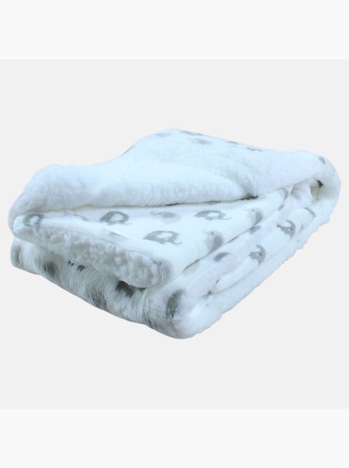 Tom Kids - Plaid morbido per neonato con motivi elefanti - Kiabi
