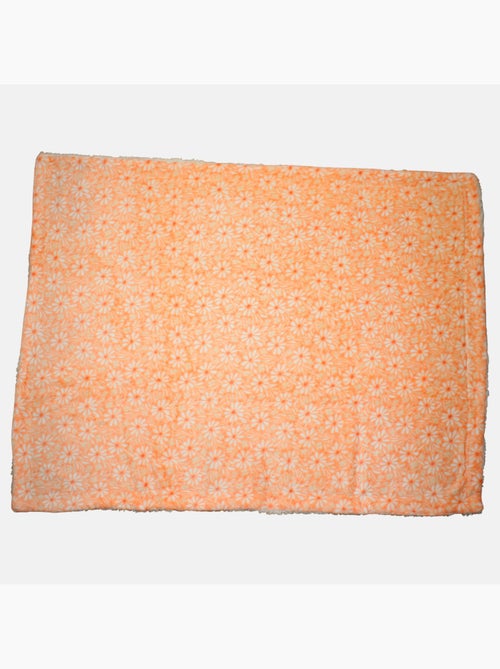 Tom Kids - Plaid morbido per neonato con motivi floreali - Kiabi