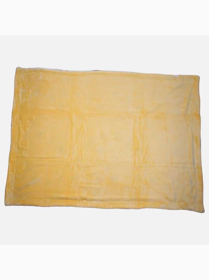 Tom Kids - Plaid neonato con fantasia animali della savana Giallo - Kiabi
