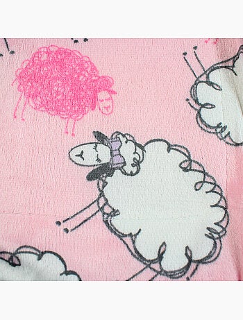 Tom Kids - Plaid neonato con fantasia pecorelle e nuvole