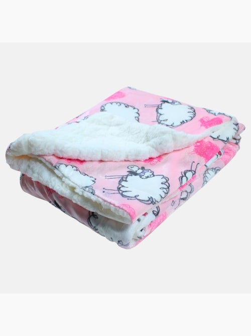 Tom Kids - Plaid neonato con fantasia pecorelle e nuvole - Kiabi