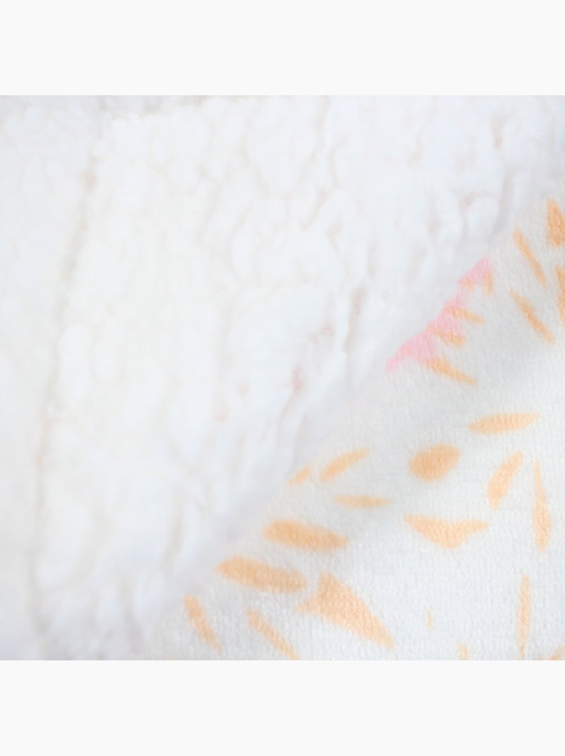 Tom Kids - Plaid neonato effetto nido con fantasia delicata Rosa - Kiabi