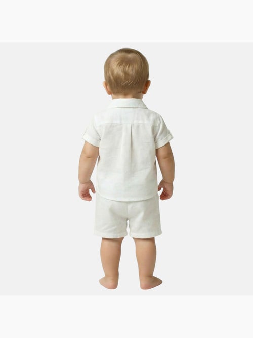 Tom kids - set da cerimonia composto da camicia e pantaloncini - Kiabi