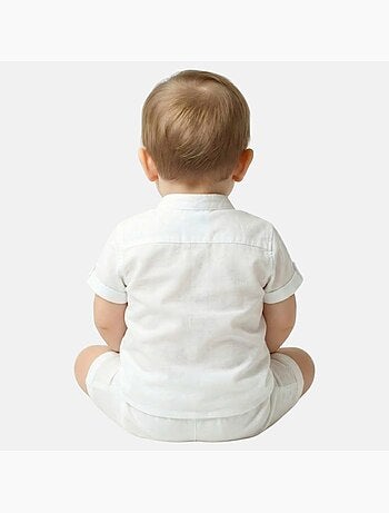 Tom kids - set da cerimonia composto da camicia e pantaloncini