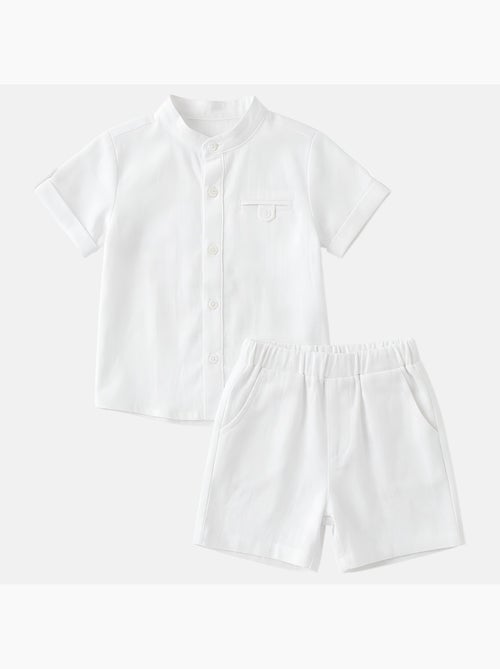Tom kids - set da cerimonia composto da camicia e pantaloncini - Kiabi