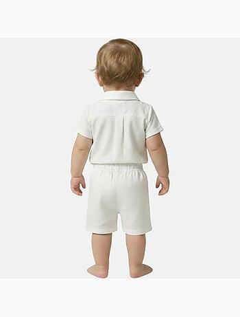 Tom kids - set da cerimonia composto da camicia e pantaloncini