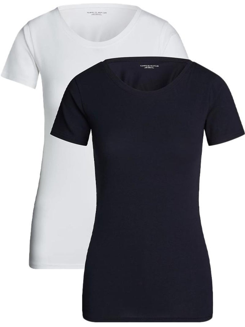 Tommy hilfiger - set 2 t-shirt donna Blu marino - Kiabi