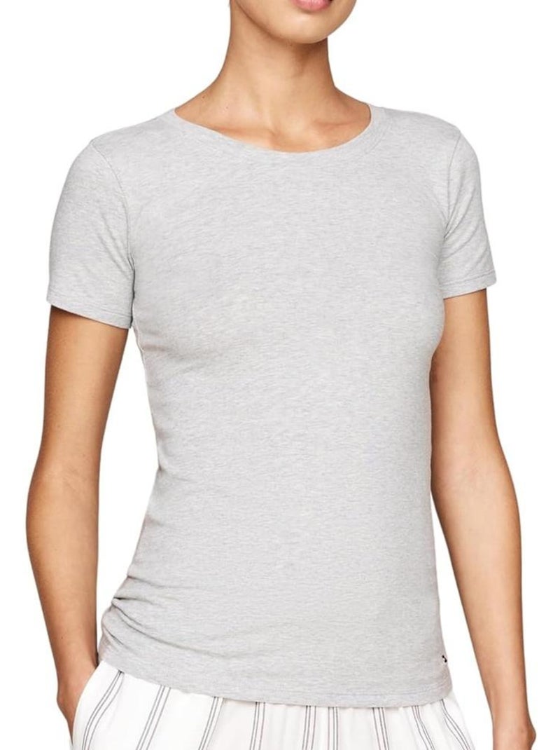 Tommy Hilfiger - Set 2 T-shirt Donna Grigio argentato - Kiabi