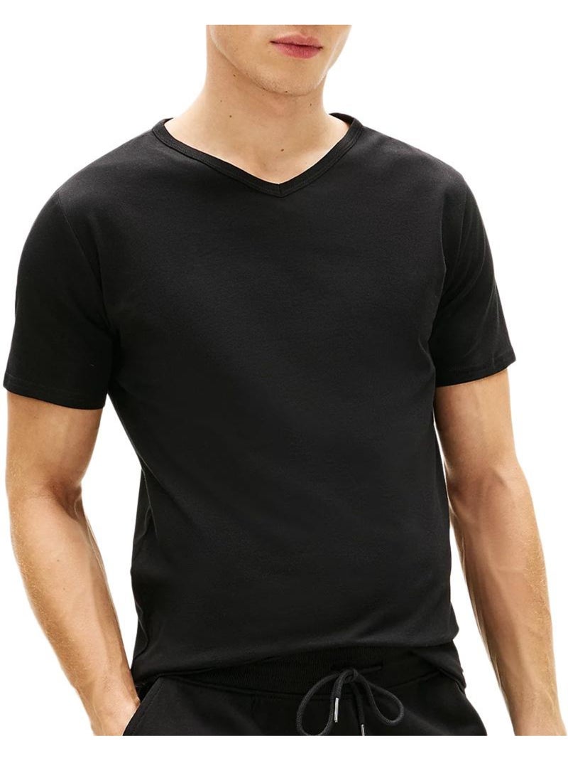 Tommy Hilfiger Confezione da 3 T-shirt da Uomo Elasticizzate Nero - Kiabi