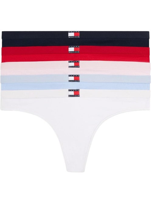 Tommy hilfiger donna, confezione da 5 slip a perizoma - Kiabi
