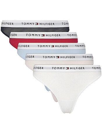 Tommy hilfiger mutandine donna, confezione da 5, modelli