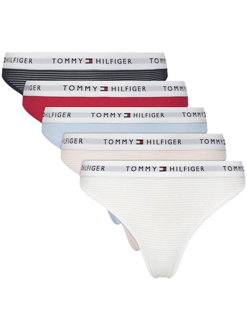 Tommy hilfiger mutandine donna, confezione da 5, modelli - Kiabi