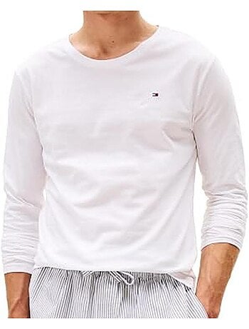 Tommy hilfiger set 3 t-shirt uomo maniche lunghe