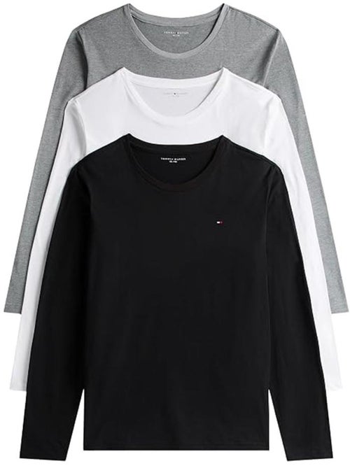 Tommy hilfiger set 3 t-shirt uomo maniche lunghe - Kiabi Tommy hilfiger set 3 t-shirt uomo maniche lunghe - Kiabi