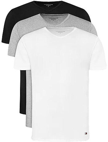 Tommy Hilfiger Set 3 T-Shirt Uomo Stretch