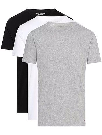 Tommy Hilfiger Set 3 T-Shirt Uomo Stretch