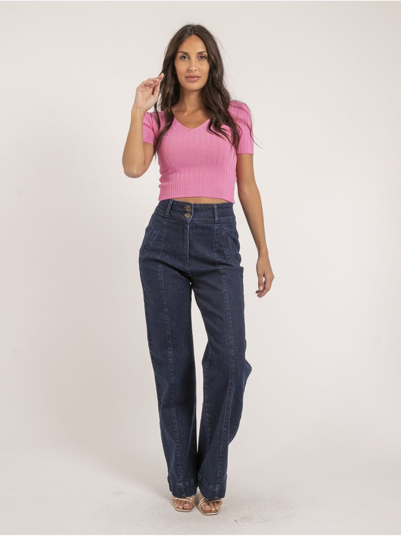Top a coste FLOYDE Rosa - Kiabi