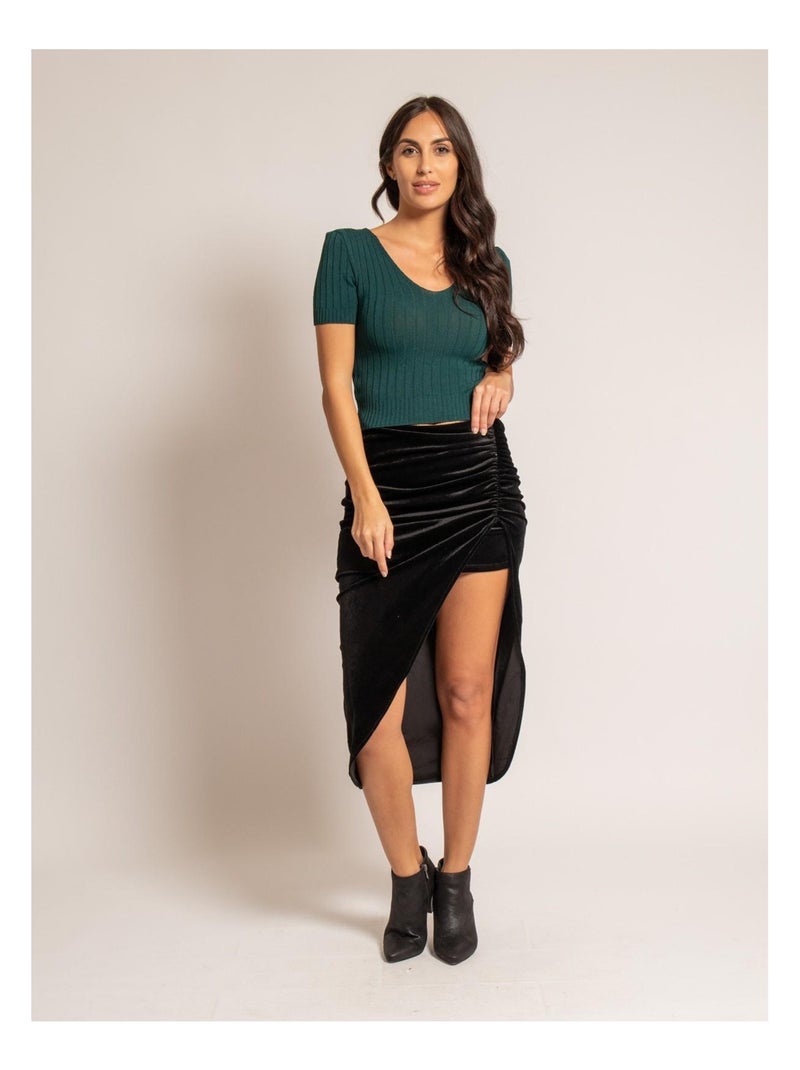 Top a coste FLOYDE Verde - Kiabi