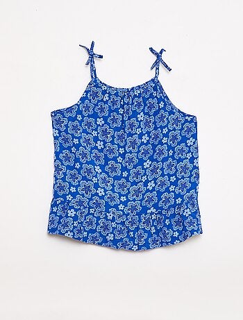 Top a fantasia con spalline sottili