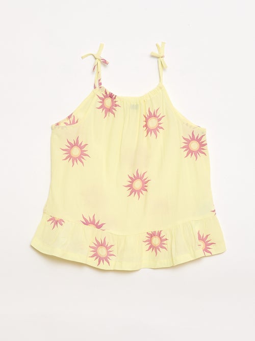 Top a fantasia con spalline sottili - Kiabi