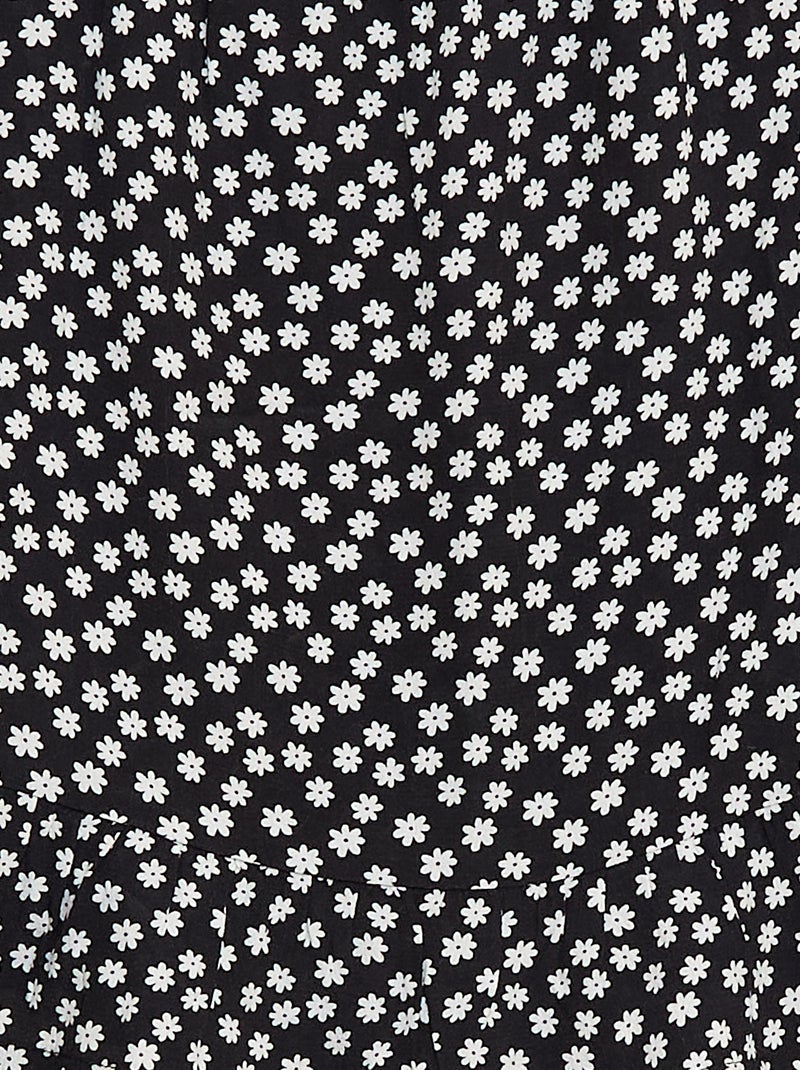 Top a fantasia con spalline sottili Nero - Kiabi