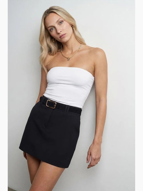Top a fascia crop senza spalline da donna dilvin - Kiabi