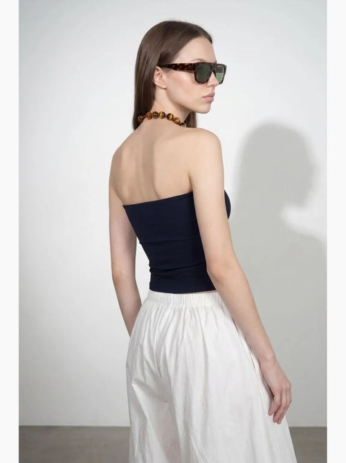 Top a fascia crop senza spalline da donna dilvin - Kiabi Top a fascia crop senza spalline da donna dilvin - Kiabi