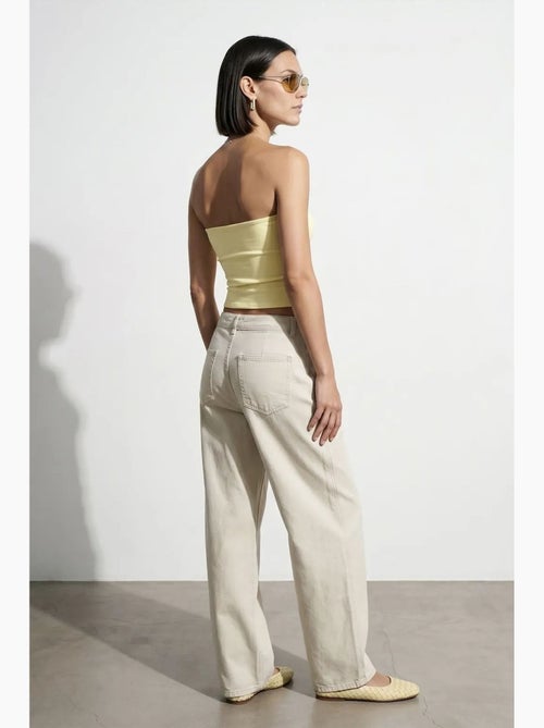 Top a fascia crop senza spalline da donna dilvin - Kiabi