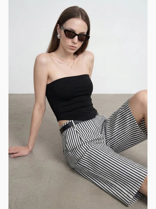 Top a fascia crop senza spalline da donna dilvin - Kiabi Top a fascia crop senza spalline da donna dilvin - Kiabi