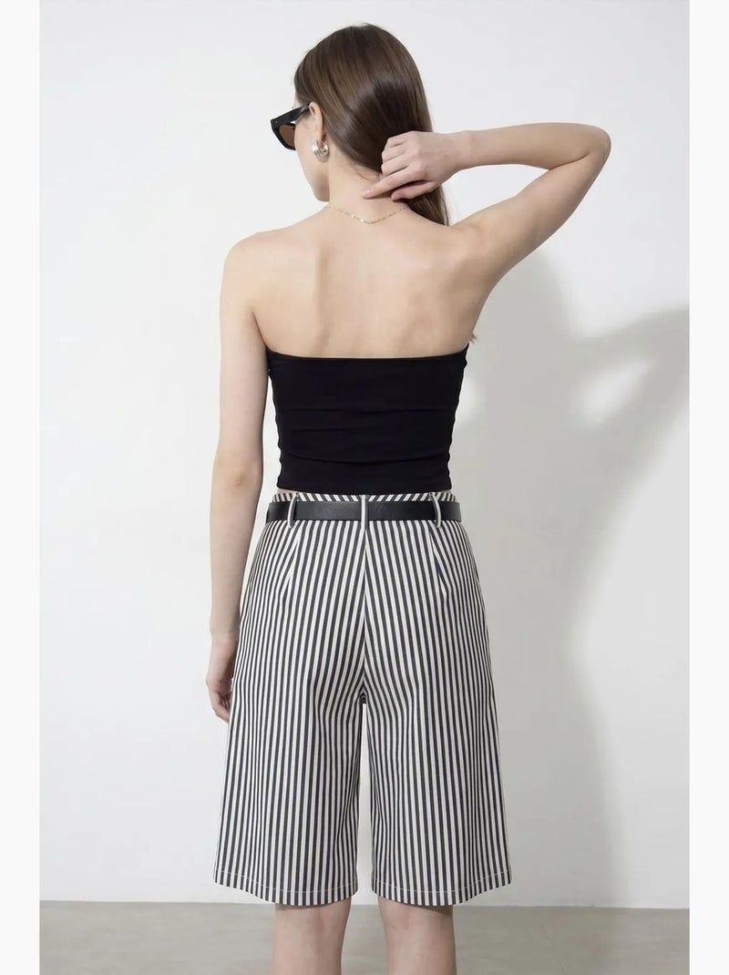 Top a fascia crop senza spalline da donna dilvin Nero - Kiabi