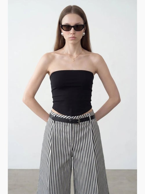 Top a fascia crop senza spalline da donna dilvin - Kiabi Top a fascia crop senza spalline da donna dilvin - Kiabi