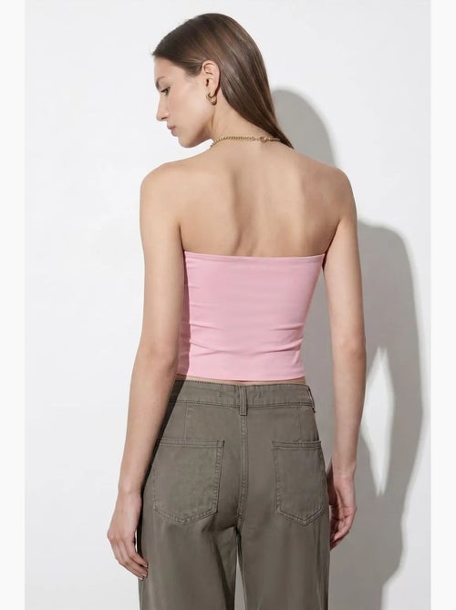 Top a fascia crop senza spalline da donna dilvin - Kiabi
