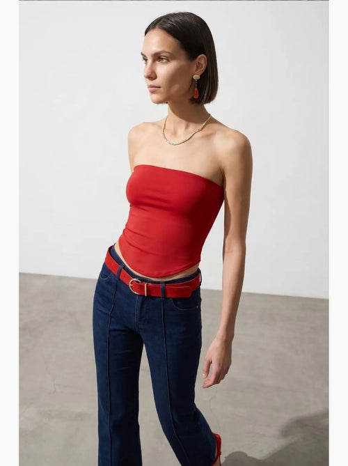 Top a fascia crop senza spalline da donna dilvin - Kiabi Top a fascia crop senza spalline da donna dilvin - Kiabi