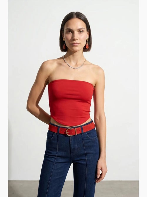 Top a fascia crop senza spalline da donna dilvin - Kiabi Top a fascia crop senza spalline da donna dilvin - Kiabi