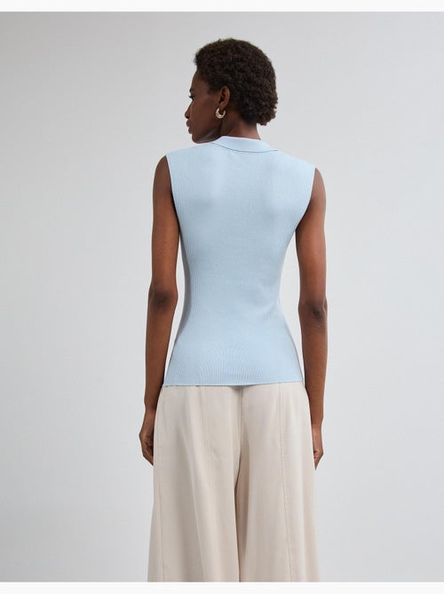 Top a maglia con colletto a polo, mo fashion - Kiabi